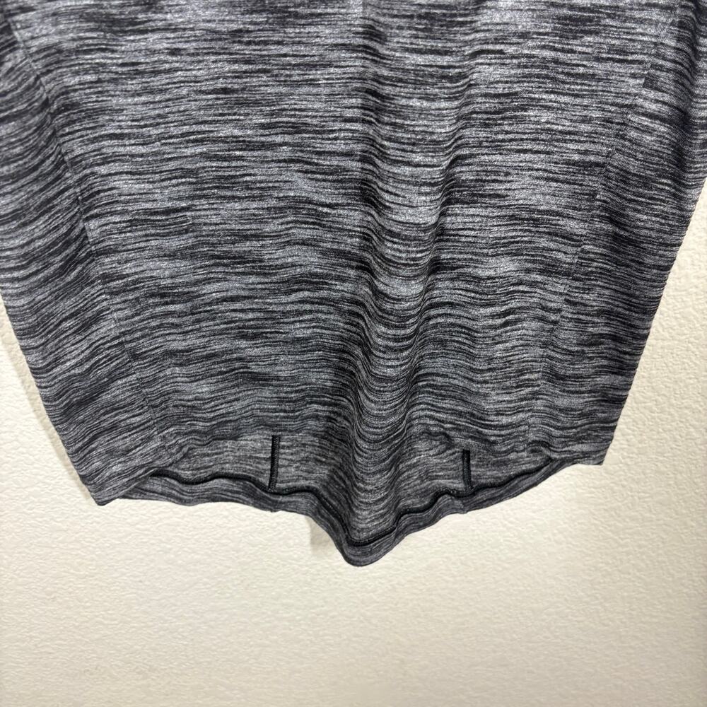 Lululemon 4 & Go Where-To Short Sleeve Dress Heathered Black Pullover Outdoor - Picture 6 of 8